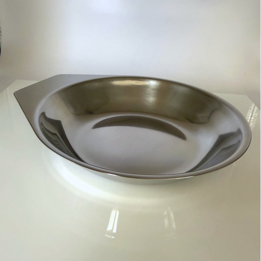 Vintage DVW Schwerte 18/8 Stainless Steel Serving Bowl Dish Germany 8"